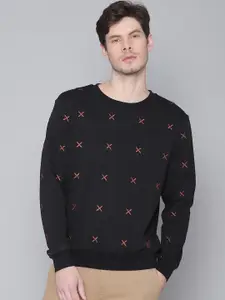 Antony Morato Men Black Printed Sweatshirt