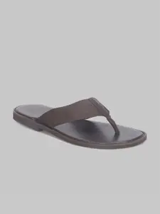 V8 by Ruosh Men Brown Solid Comfort Sandals