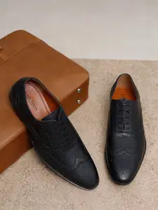 LOUIS STITCH Men Leatherette Brogue Formal Shoes