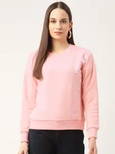 Duke Women Pink Printed Sweatshirt