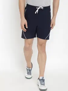 PERFKT-U Men Navy Blue Hydra-Cool Sports Shorts
