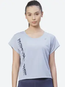 ASICS Women Typography Printed Extended Sleeves Run SS T-shirt