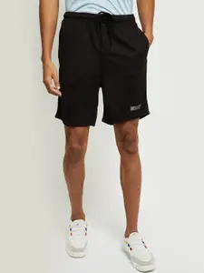 max Men Black Sports Shorts