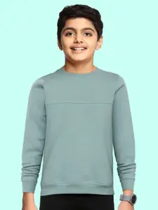 UTH by Roadster Boys Blue Solid Sweatshirt