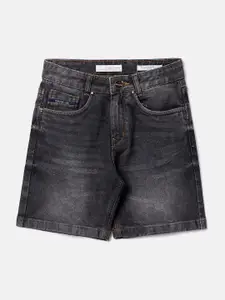 Crimsoune Club Boys Grey Denim Shorts
