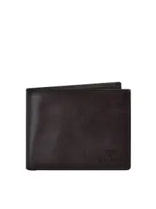 Walrus Men Brown Color Ecofriendly Vegan Leather Two Fold Wallet