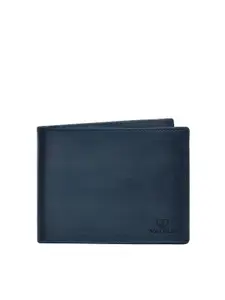 Walrus Men Blue Color Ecofriendly Vegan Leather Two-Fold Wallet