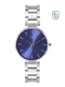 DressBerry Women Blue Dial & Silver Toned Bracelet Style Analogue Watch DB-SS21-7B