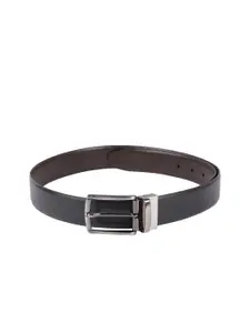Allen Solly Men Black & Brown Solid Reversible Leather Formal Belt
