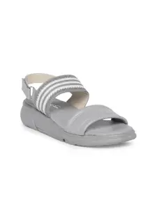 Forever Glam by Pantaloons Women Grey Comfort Sandals
