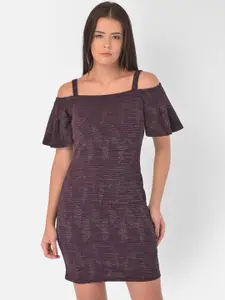 Latin Quarters Purple Sheath Dress