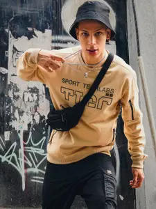 The Indian Garage Co Men Khaki Sweatshirt