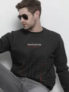 The Indian Garage Co Men Charcoal Black Sweatshirt