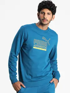 Puma Men Blue Sweat Shirt