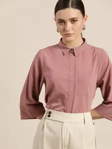 her by invictus Women Pink Casual Shirt