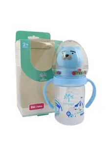 GUCHIGU Blue Baby Feeding Bottles with Handle BPA Free 180ml - 9010A