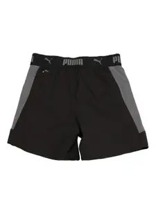 Puma Boys Black Woven Sports Shorts