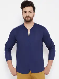even Men Blue Kurta