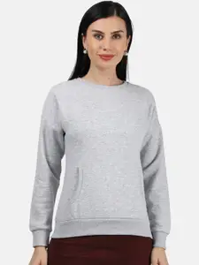 Monte Carlo Women Grey Sweatshirt