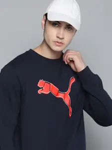 Puma Men Graphical Printed Casual Regular Fit Sweatshirt