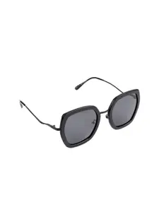 Aeropostale Women Black Full-Rim Square Sunglasses