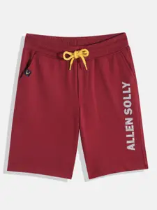 Allen Solly Junior Boys Brand Logo Print Pure Cotton Shorts