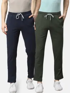 Almo Wear Men Pack of 2 Slim Fit Cotton Track Pants