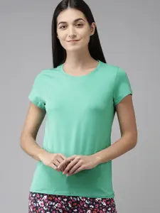 Van Heusen Women- Crew Neck Short Sleeves Lounge T-Shirt