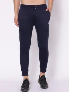 Red Tape Men Navy Blue Solid Straight Fit Joggers