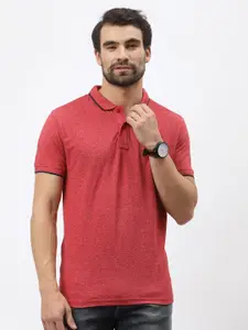 Pepe Jeans Men Red Polo Collar T-shirt