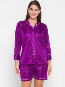 AV2 Women Purple Night suit