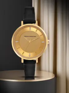 French Connection Women Leather Straps Analogue Watch FCL24-C