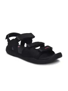 Puma Men Black Stride one8 Comfort Sandals