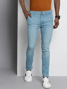 The Indian Garage Co Men Blue Slim Fit Stretchable Jeans