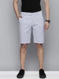 The Indian Garage Co Men Blue Slim Fit Regular Shorts