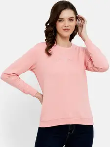 METTLE Women Pink Sweatshirt