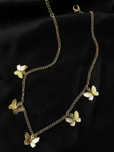 YouBella Gold-Toned Gold-Plated Necklace