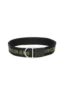 Calvin Klein Men Black & Green Printed Belt
