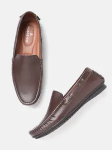 Roadster Roadster Men Brown Solid Driving Shoes
