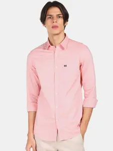 Arrow Sport Men Pink Opaque Casual Shirt
