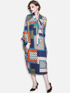 JC Collection Multicoloured Sheath Midi Dress