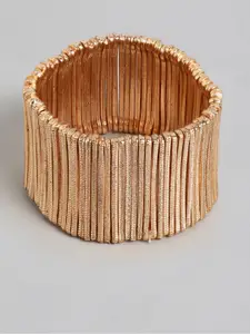 RICHEERA Women Rose Gold-Plated Elasticated Bracelet
