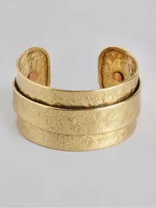 RICHEERA Women Gold-Toned Cuff Bracelet