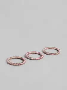 RICHEERA Women Multicoloured Wood Ring Bracelet