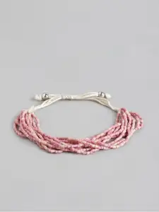 RICHEERA Women Pink Multistrand Bracelet