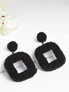 AVANT-GARDE PARIS Black Contemporary Drop Earrings