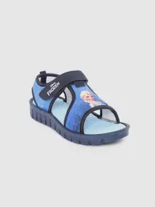 toothless Girls Blue Frozen Print Sports Sandals