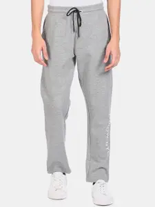 Arrow Sport Men Grey Solid Straight-Fit Track Pants