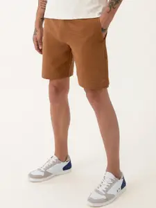 DAMENSCH Men Solid Premium Cotton Regular Fit Ottoman Textured Shorts