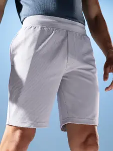 DaMENSCH Men Premium Regular Fit Ottoman Textured Shorts